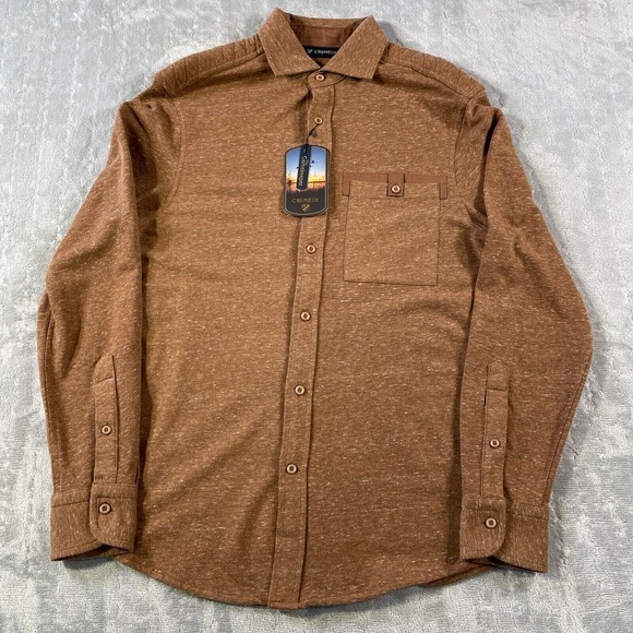 Daniel Cremieux Other - Cremieux Flannel‎ Shirt Men Sz Medium Brown Outdoor Preppy Minimalist Casual